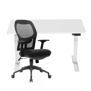 Peak Sit Stand Home Office Desk Set