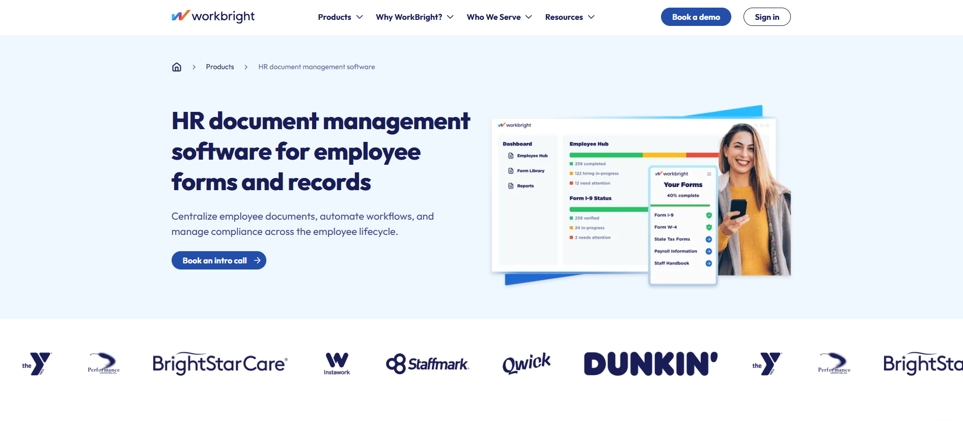 onboarding software - Workbirght onboarding software - Workbirght